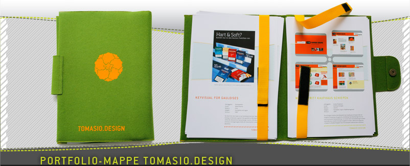 Portfolio-Mappe f&uuml;r tomasio.design