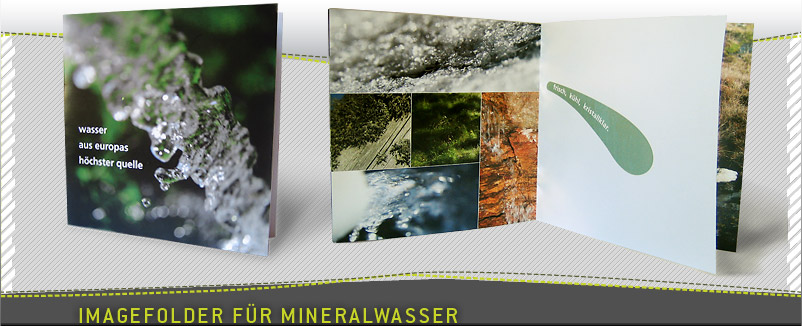 Imagemappe f&uuml;r Mineralwasser